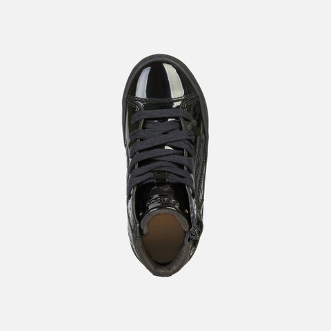 High top sneakers KALISPERA GIRL Black - image number 5 | GEOX
