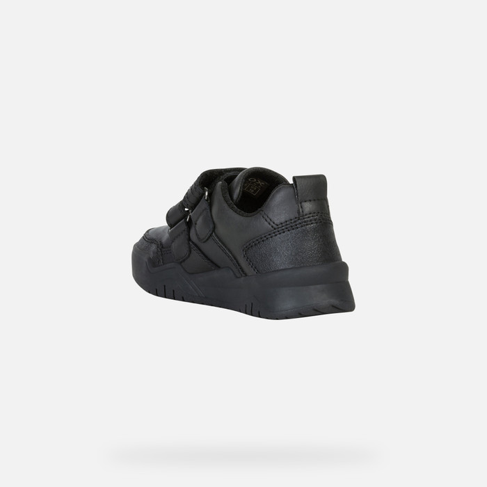 PERTH Junior Boy: Black Sneakers | Geox® Store