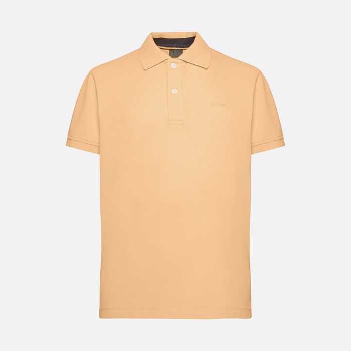 Orange Chiffon Polo Geox, Brown And Orange Rugby Shirts