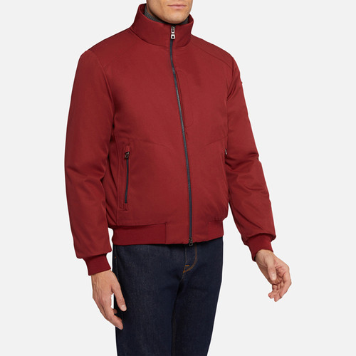 BOMBERS HOMME VINCIT HOMME - ROUGE RUBIS