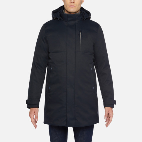 Geox® AERANTIS: Men's Navy blue Down Jacket | Geox® FW22