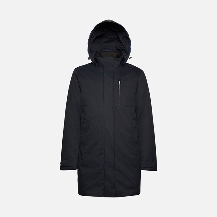 Synthetic down jacket AERANTIS MAN Mood navy | GEOX