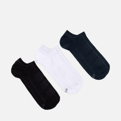 three pack socks adult — black/blue/white 2