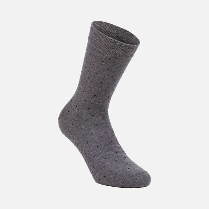 Long socks TWO-PACK SOCKS MAN Dark melange grey/Melange grey | GEOX