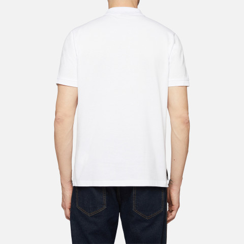 polo shirt POLO MAN Optic White - image number 3 | GEOX