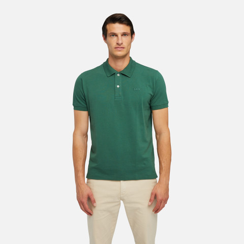 polo shirt POLO MAN Forest green - image number 1 | GEOX