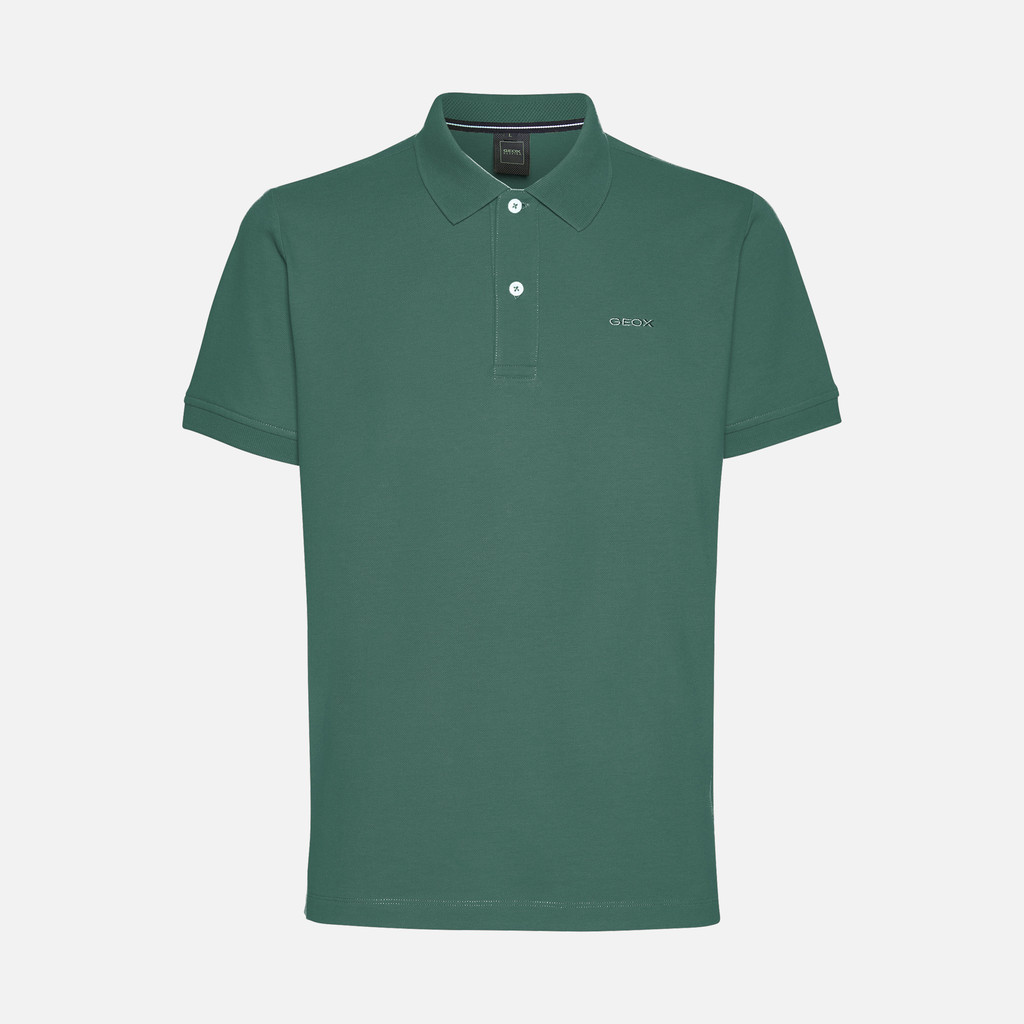 polo shirt POLO MAN Forest green - image number 0 | GEOX