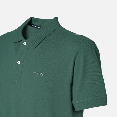 polo shirt POLO MAN Forest green - image number 7 | GEOX