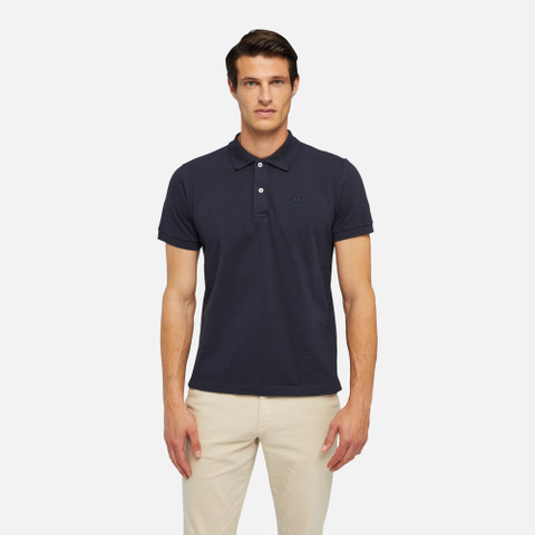 polo shirt POLO MAN Blue nights - image number 1 | GEOX