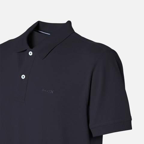 polo shirt POLO MAN Blue nights - image number 7 | GEOX