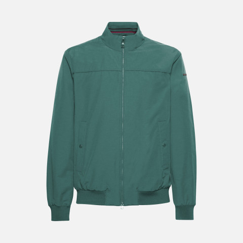 lightweight jacket VINCIT MAN Silver pine - image number 0 | GEOX