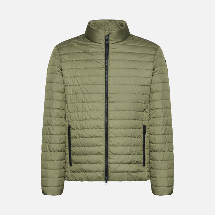 Synthetic down jacket WILMER MAN Olivine | GEOX