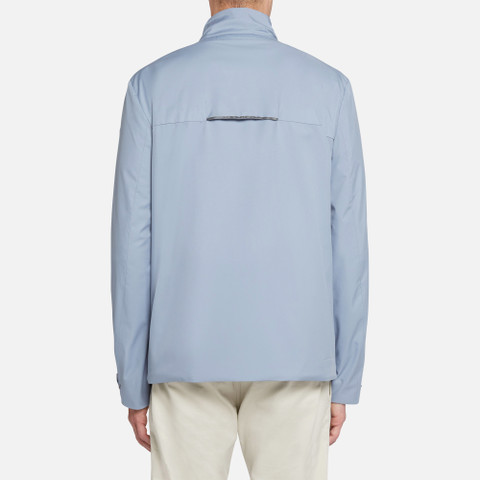 lightweight jacket DAMIANO MAN Faded denim - image number 6 | GEOX