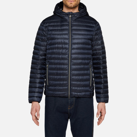 short down jacket WARRENS MAN Sky captain - image number 1 | GEOX