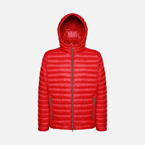 short down jacket WARRENS MAN True red - image number 0 | GEOX
