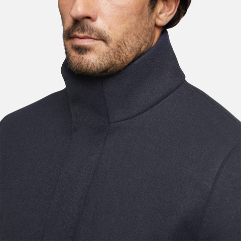 long coat MONREALE MAN Sky captain - image number 8 | GEOX