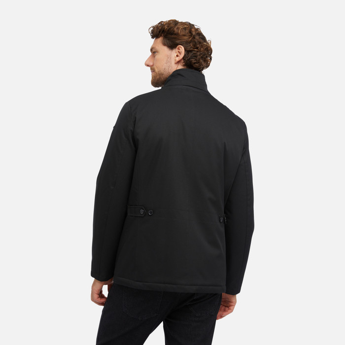 Geox® TEVERE BLAZER: Elegant Jacket black Man | Geox®