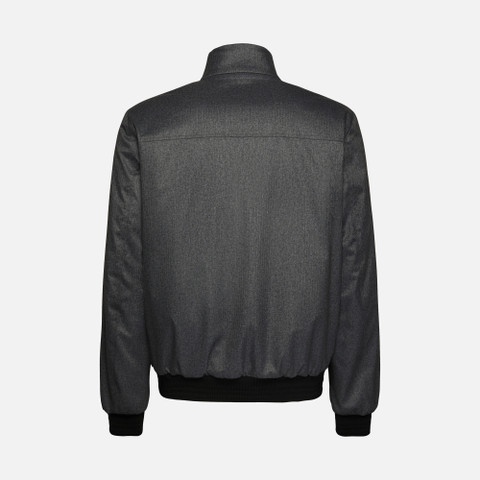 Geox® VINCIT: Mid-Season Jacket gray pinstripe Man | Geox®