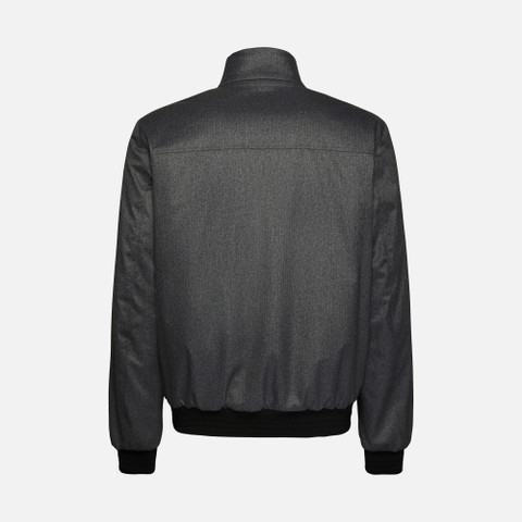 mid-season jacket VINCIT MAN Gray pinstripe - image number 4 | GEOX