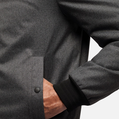 mid-season jacket VINCIT MAN Gray pinstripe - image number 8 | GEOX