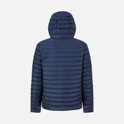 short down jacket DERECK MAN Sky Captain/Black - image number 4 | GEOX