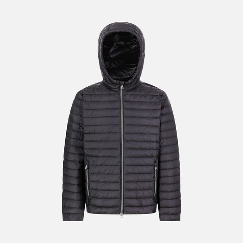 short down jacket WARRENS MAN Black - image number 0 | GEOX