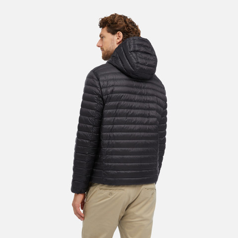 short down jacket WARRENS MAN Black - image number 5 | GEOX