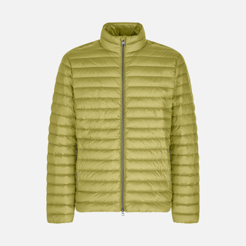 short down jacket WARRENS MAN Green olive - image number 0 | GEOX
