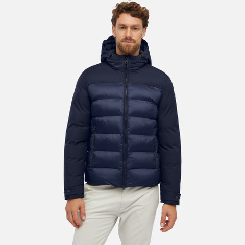 jacket with hood SAPIENZA MAN Dress blues - image number 1 | GEOX