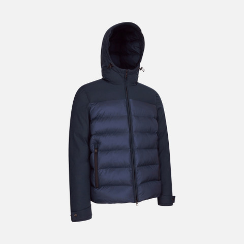 jacket with hood SAPIENZA MAN Dress blues - image number 2 | GEOX