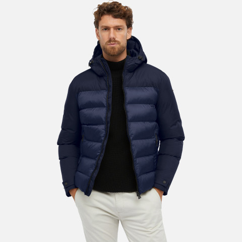 jacket with hood SAPIENZA MAN Dress blues - image number 3 | GEOX