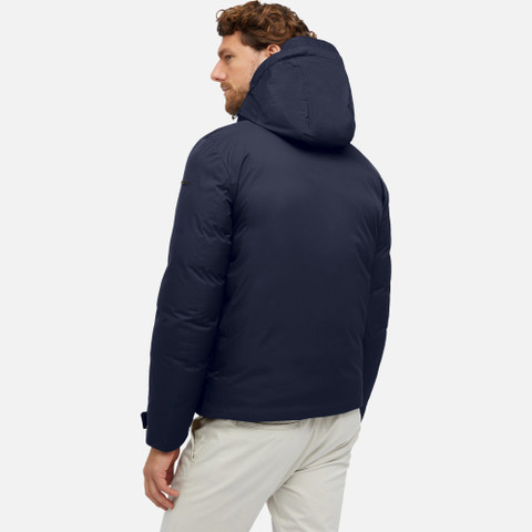jacket with hood SAPIENZA MAN Dress blues - image number 5 | GEOX