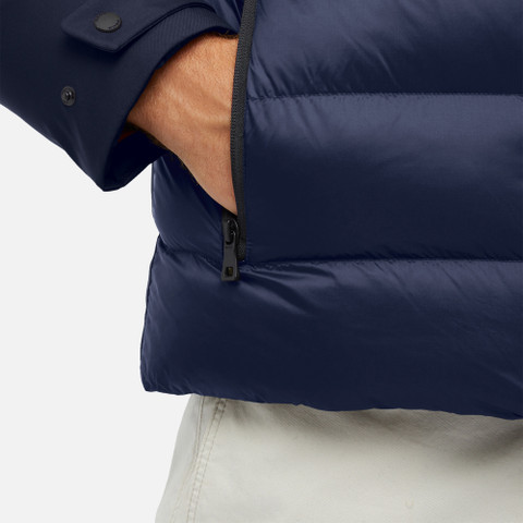 jacket with hood SAPIENZA MAN Dress blues - image number 8 | GEOX