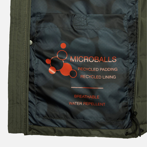 Full-length quilted coat SPHERICA MAN Rosin - image number 7 | GEOX