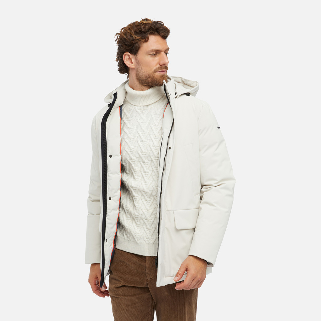 synthetic down jacket SPHERICA MAN Rainy day - image number 3 | GEOX