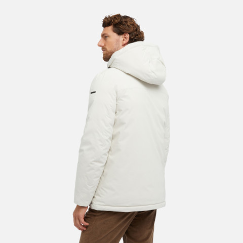 Geox® SPHERICA: Synthetic Down Jacket light beige Man | Geox®