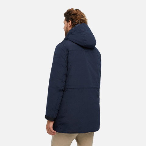 synthetic down jacket VELLETRI MAN Sky captain - image number 5 | GEOX