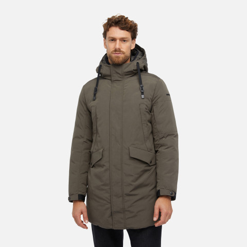 Geox® VELLETRI PARKA 1: Long Parka rosin Man | Geox®