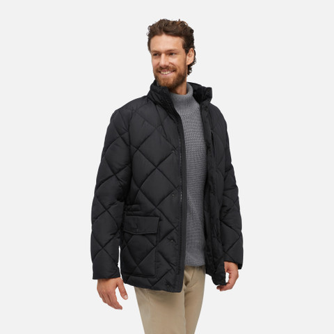 elegant jacket VICENDA MAN Black - image number 3 | GEOX