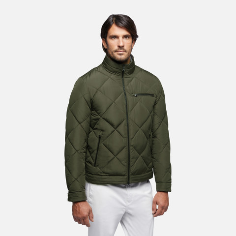 synthetic down jacket VICENDA MAN Rosin - image number 1 | GEOX