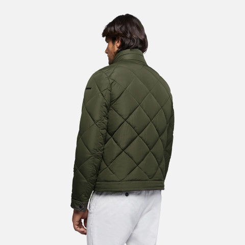 synthetic down jacket VICENDA MAN Rosin - image number 5 | GEOX