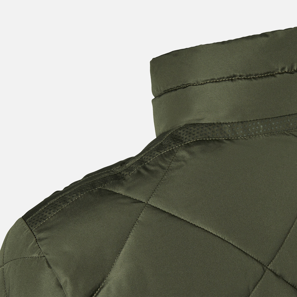 synthetic down jacket VICENDA MAN Rosin - image number 6 | GEOX