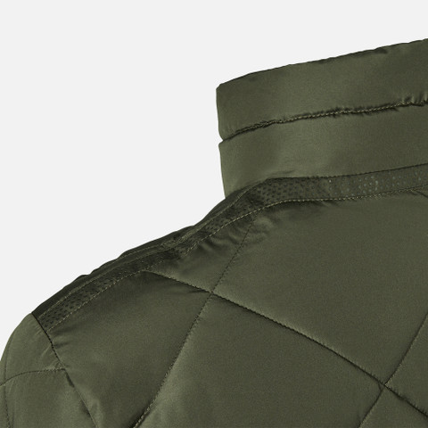 synthetic down jacket VICENDA MAN Rosin - image number 6 | GEOX