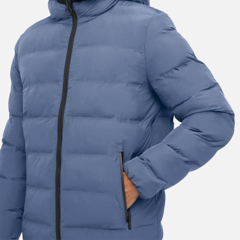 jacket with hood SPHERICA MAN Vintage indigo - image number 8 | GEOX