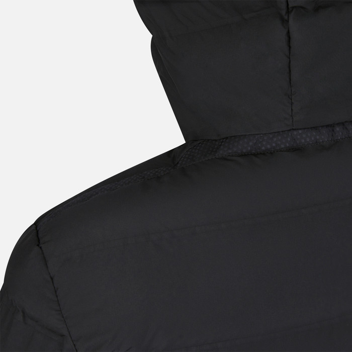 Geox® SPHERICA: Jacket With Hood black Man | Geox®