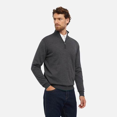 MAILLE HOMME KNIT HOMME - GRIS CHINÉ