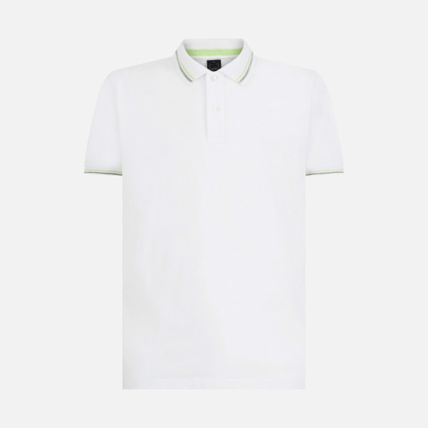 polo shirt POLO MAN Optic White - image number 0 | GEOX