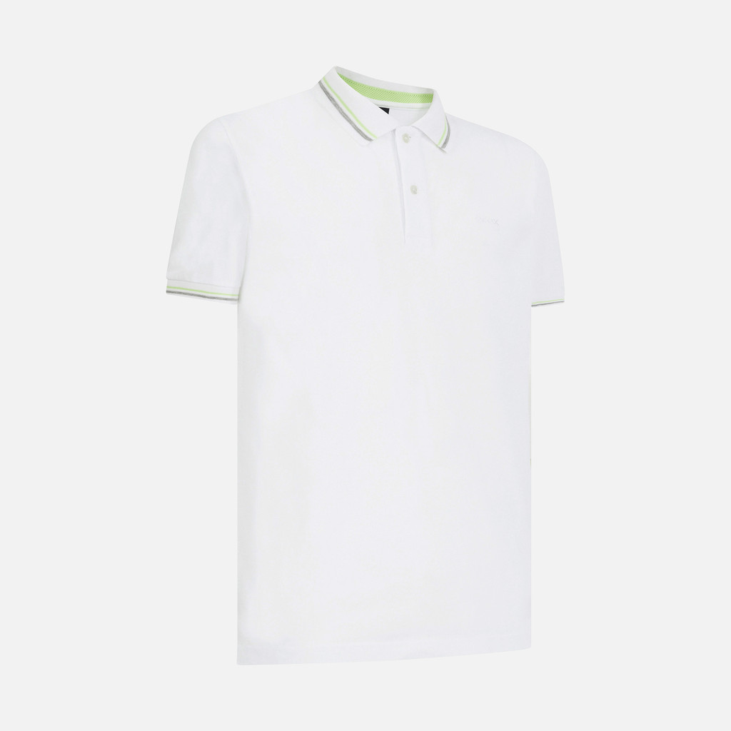 Tシャツ・カットソー OFF WHITE Men Polo Shirts OMAA161C99JER0010110 White Off-White T-shirt with logo - White - Men | OMAA027C99JER0170110