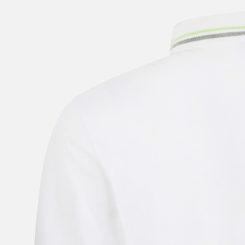 polo shirt POLO MAN Optic White - image number 6 | GEOX