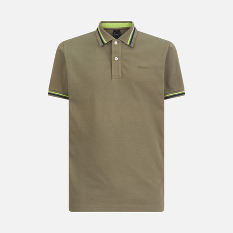 polo shirt POLO MAN Deep olive green - image number 0 | GEOX